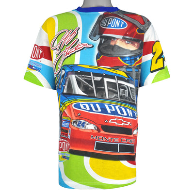 NASCAR (Chase) - Jeff Gordon DuPont Racing All Over Print T-Shirt 1990s Large