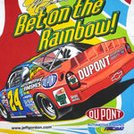 NASCAR (Chase) - Jeff Gordon DuPont Racing All Over Print T-Shirt 1990s X-Large Vintage Retro