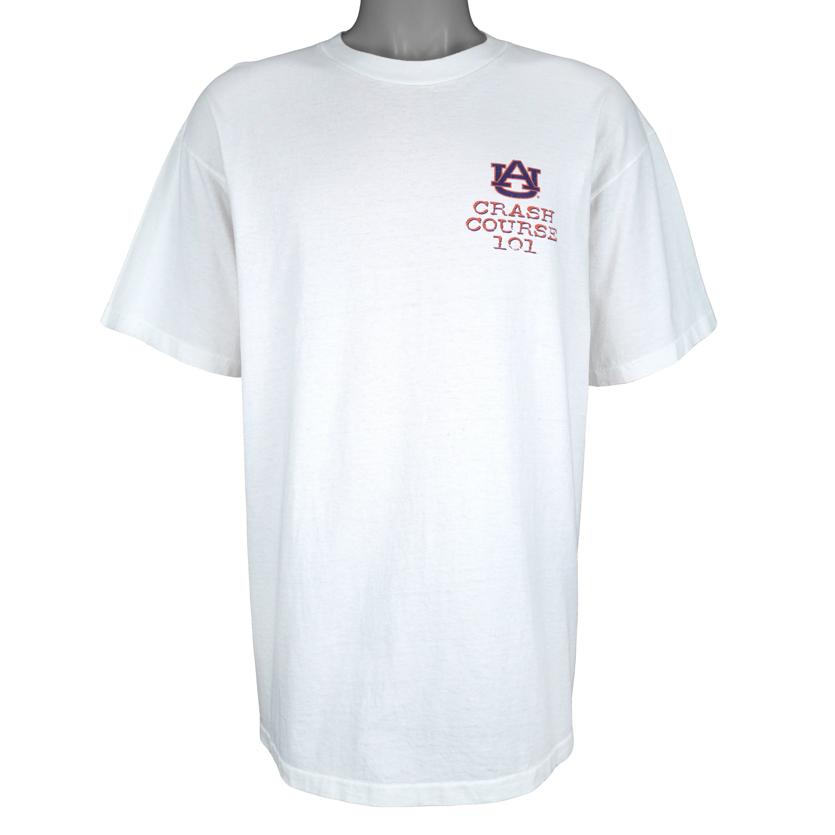 NCAA (Ruppshirts) - Auburn Tigers School Of Hard Knocks T-Shirt 1997 Large Vintage Retro