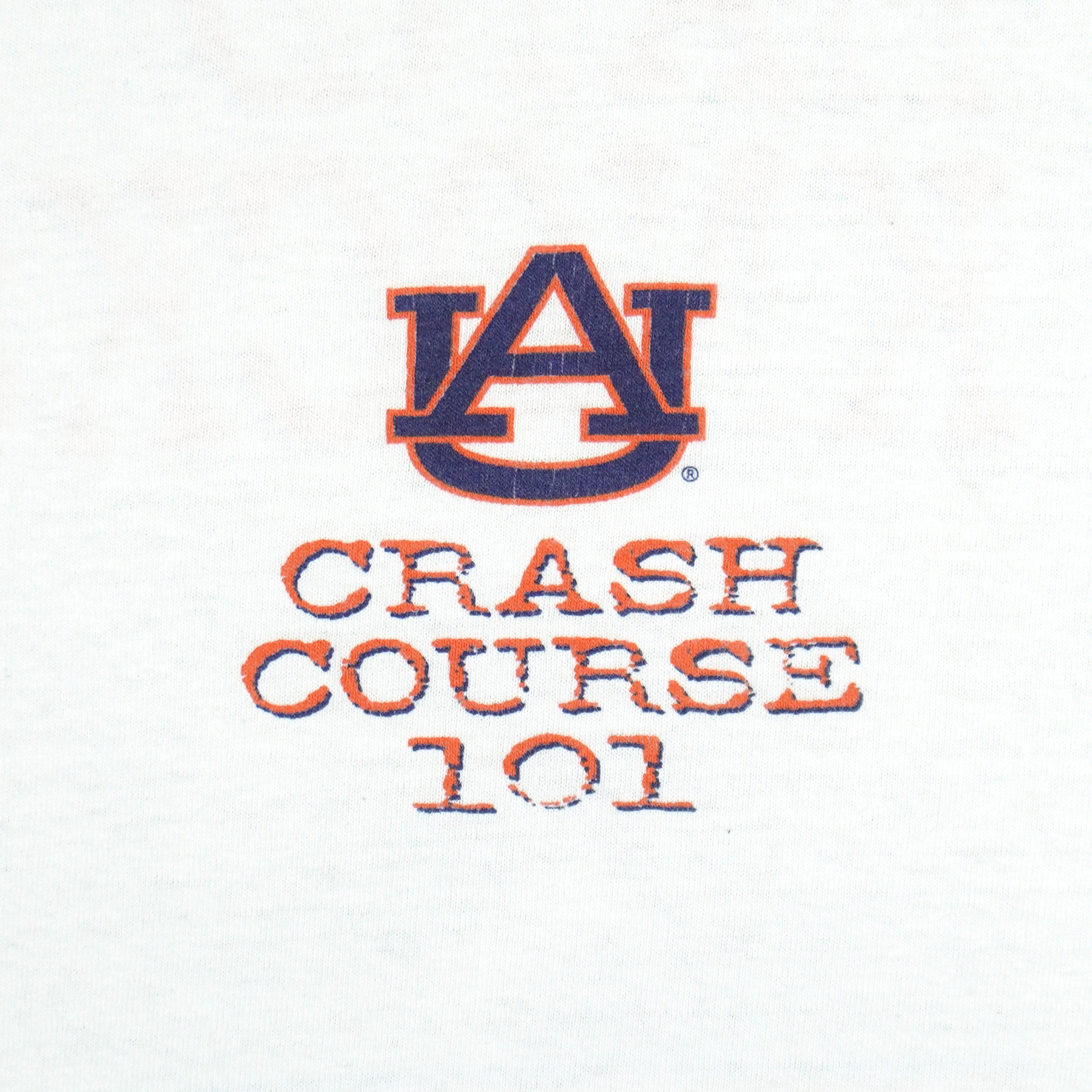 NCAA (Ruppshirts) - Auburn Tigers School Of Hard Knocks T-Shirt 1997 Large Vintage Retro