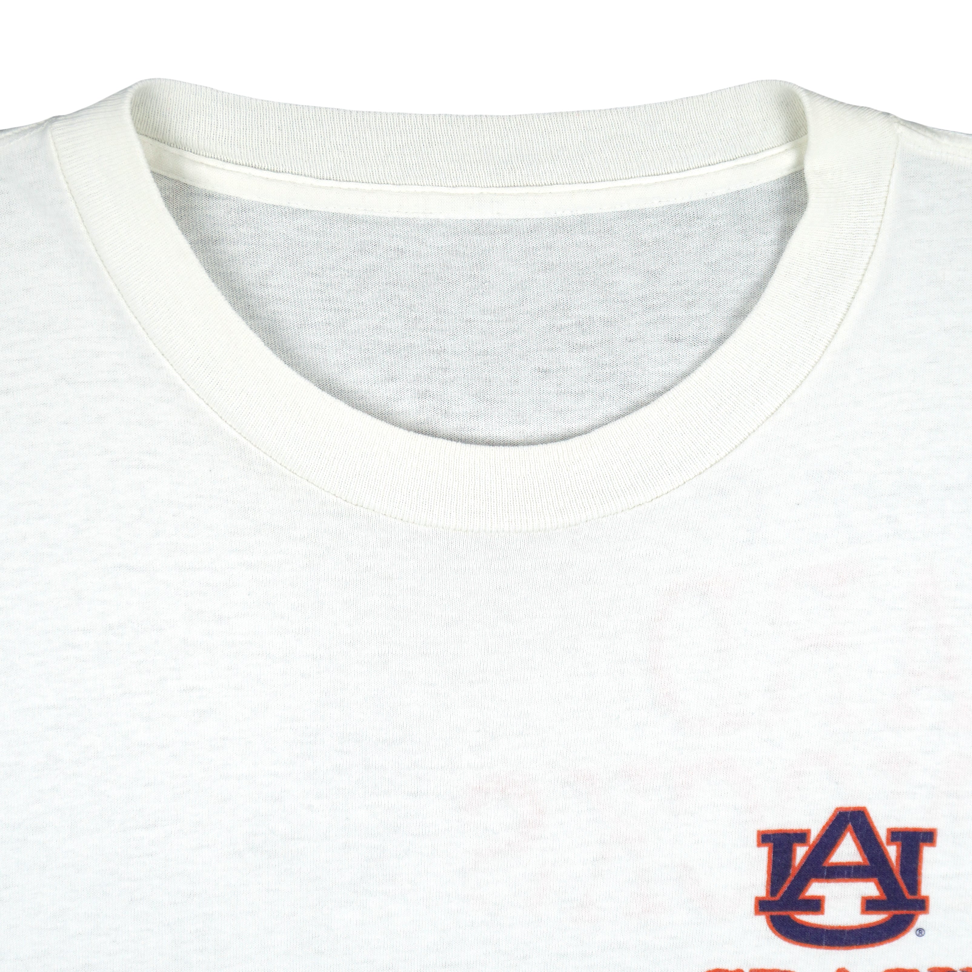 NCAA (Ruppshirts) - Auburn Tigers School Of Hard Knocks T-Shirt 1997 Large Vintage Retro