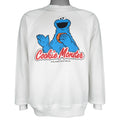 Vintage (Hanes) - Elmo Cookie Monster Crew Neck Sweatshirt 1990s Large Vintage Retro