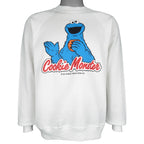 Vintage (Hanes) - Elmo Cookie Monster Crew Neck Sweatshirt 1990s Large Vintage Retro