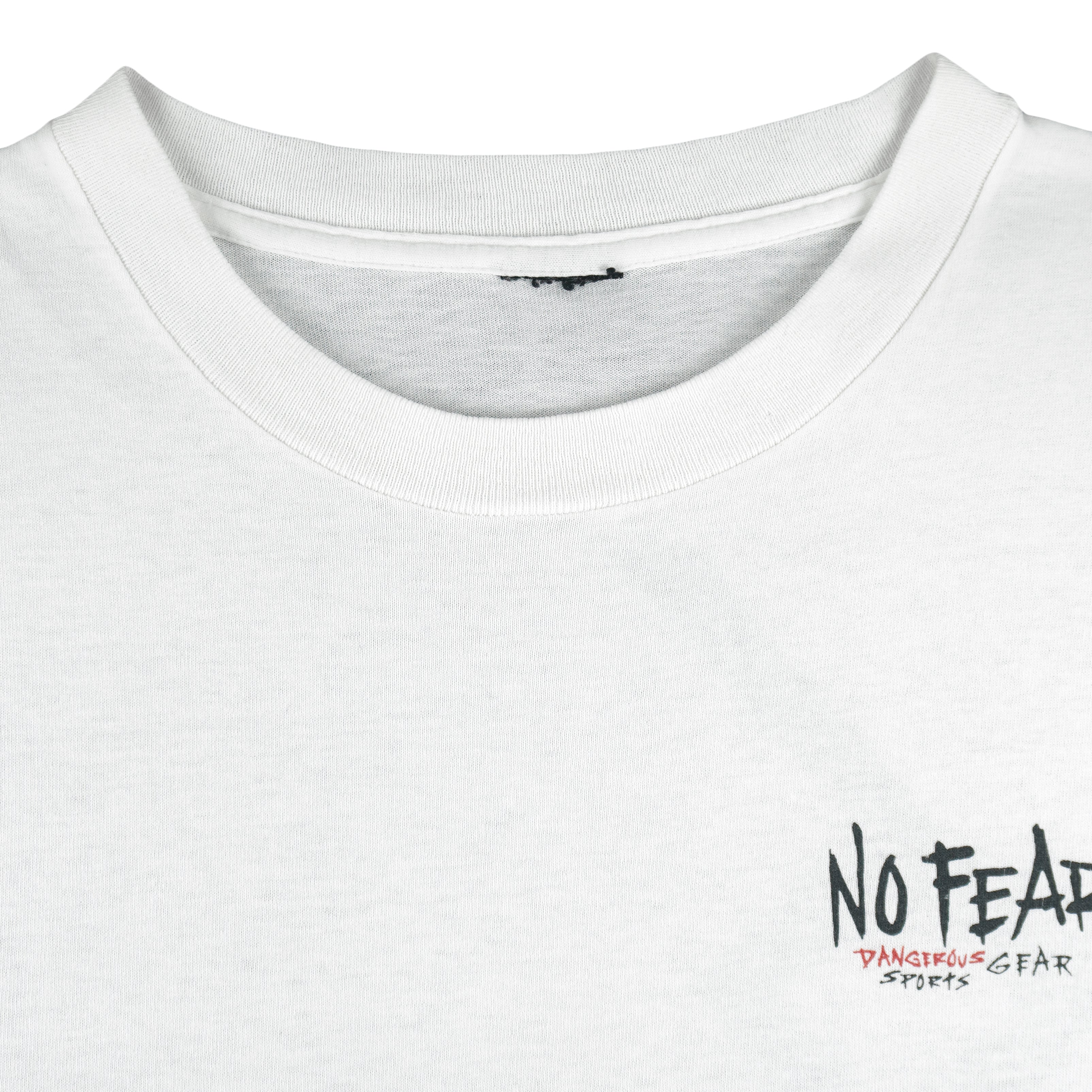 Vintage (No Fear) - Baseball The Hum Of A Pitch T-Shirt 1990s Large Vintage Retro