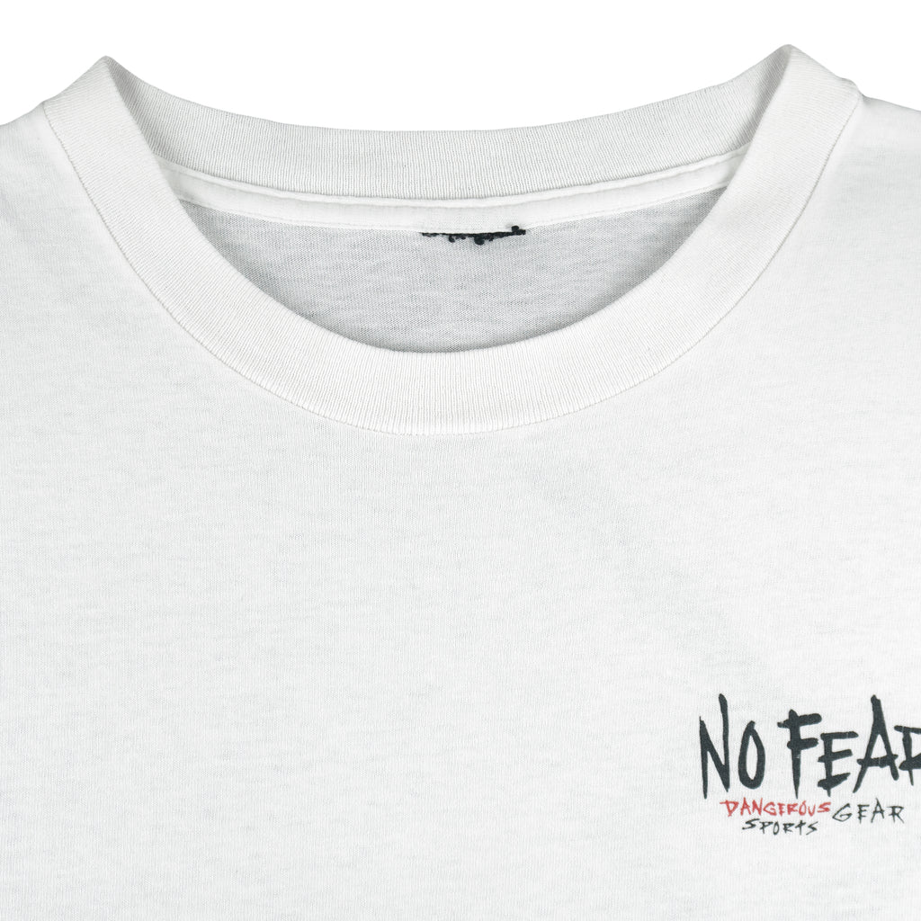 Vintage (No Fear) - Baseball The Hum Of A Pitch T-Shirt 1990s Large Vintage Retro