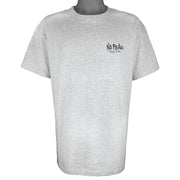 Vintage (No Fear) - Grey You'll Never Steal Second With Your Foot On First T-Shirt 1990s X-Large Vintage Retro