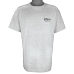 Vintage (No Fear) - Grey You'll Never Steal Second With Your Foot On First T-Shirt 1990s X-Large Vintage Retro