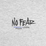 Vintage (No Fear) - Grey You'll Never Steal Second With Your Foot On First T-Shirt 1990s X-Large Vintage Retro
