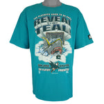 Starter (NHL) - San Jose Sharks Playoff Frenzy T-Shirt 1994 Large
