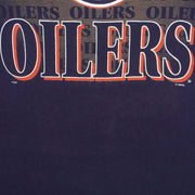 NHL - Blue Edmonton Oilers T-Shirt 1990s Large Vintage Retro Hockey