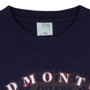 NHL - Blue Edmonton Oilers T-Shirt 1990s Large Vintage Retro Hockey