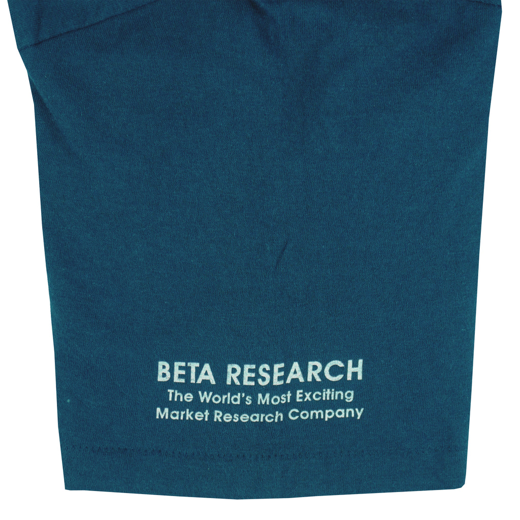Vintage (Hanes) - Beta Research Zebras Single Stitch T-Shirt 1992 X-Large Vintage Retro