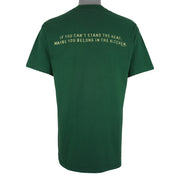 Vintage (No Fear) - If You Can't Stand The Heat, Maybe You Belong In The Kitchen T-Shirt 1996 Large Vintage Retro