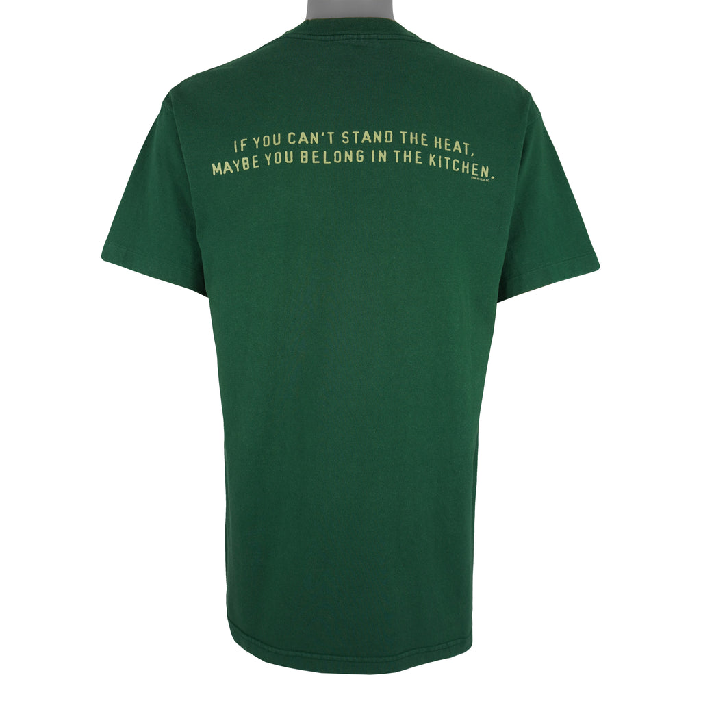 Vintage (No Fear) - If You Can't Stand The Heat, Maybe You Belong In The Kitchen T-Shirt 1996 Large Vintage Retro