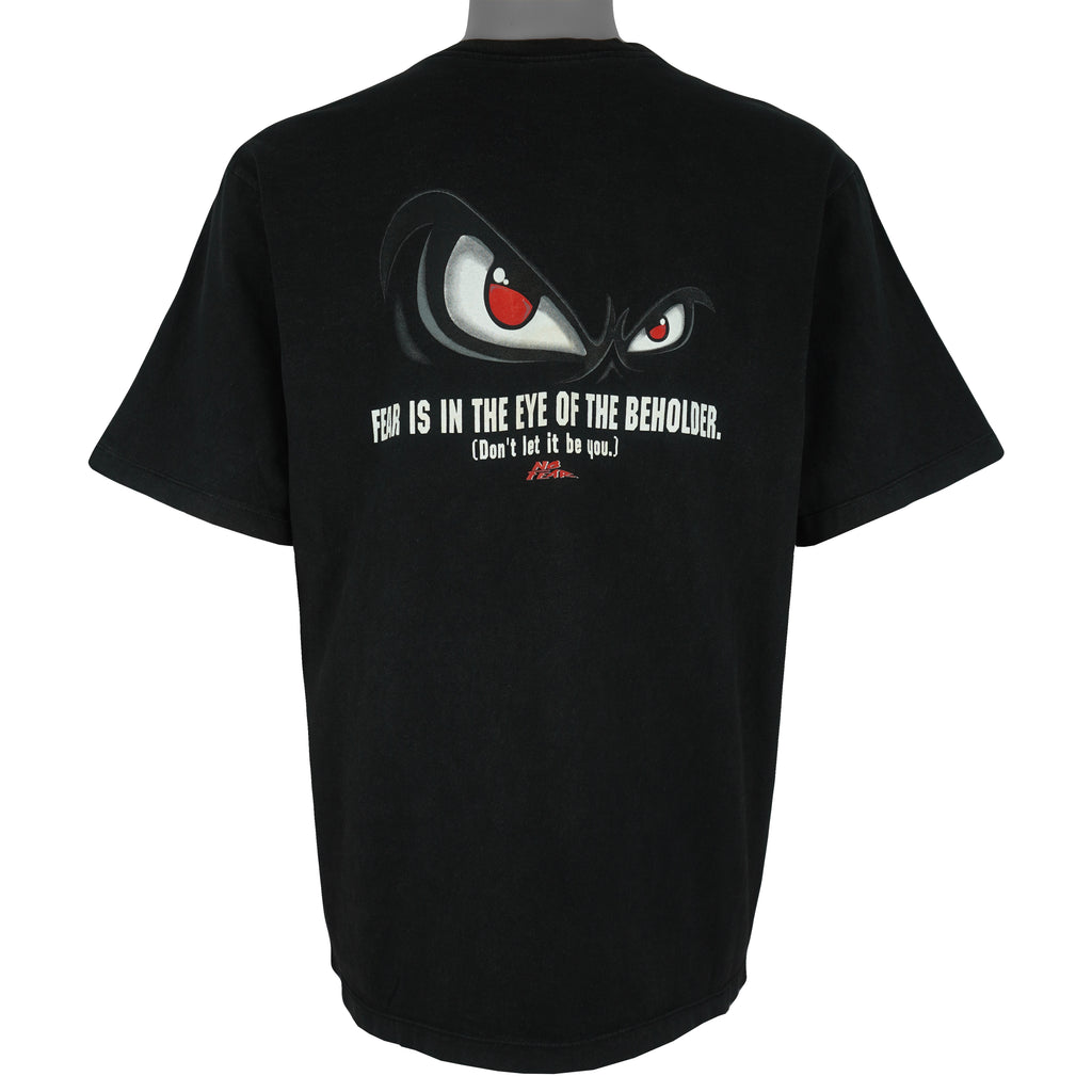 Vintage (No Fear) - Fear Is In The Eye Of The Beholder T-Shirt 1990s Large Vintage Retro