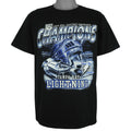 NHL (Lee) - Tampa Bay Lightning Champions T-Shirt 2004 Medium Vintage Retro Hockey