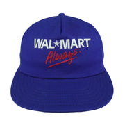 Vintage - Blue Walmart, Always Embroidered Snapback Hat 1990s OSFA Vintage Retro