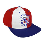 Vintage (Nutmeg) - World Cup USA Soccer Snapback Hat 1991 OSFA Vintage Retro