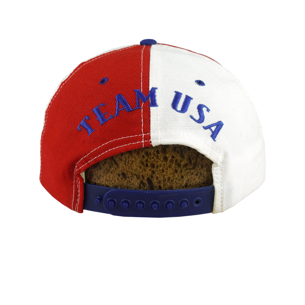 Vintage (Nutmeg) - World Cup USA Soccer Snapback Hat 1991 OSFA Vintage Retro
