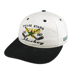 NHL (CCM) - Dallas Stars Snapback Hat 1990s OSFA Vintage Retro Hockey