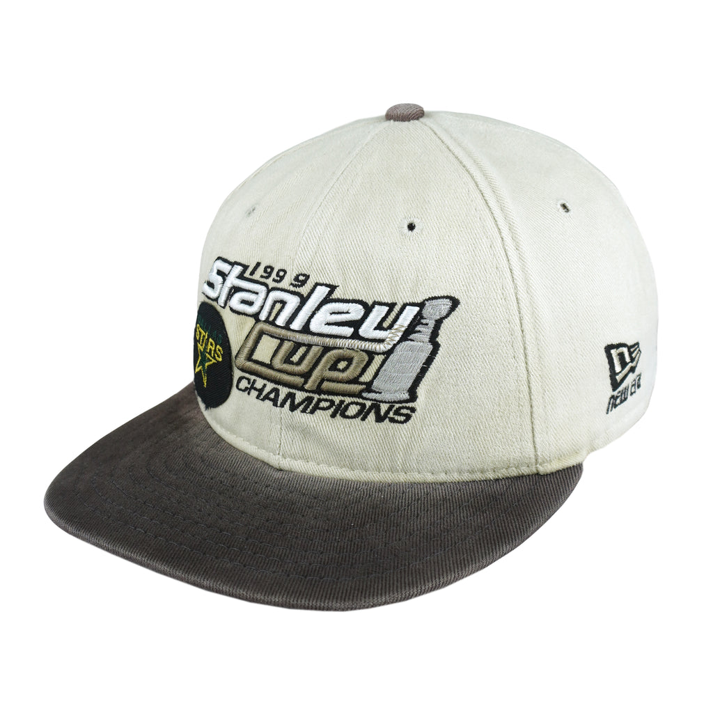 NHL (New Era) - Dallas Stars Stanley Cup Champions Snapback Hat 1999 OSFA Vintage Retro Hockey
