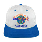 Vintage - Hard Rock Cafe Nashville Snapback Hat 1990s OSFA Vintage Retro