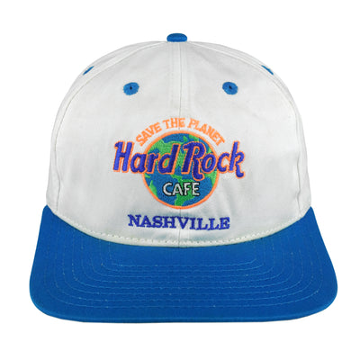Vintage - Hard Rock Cafe Nashville Snapback Hat 1990s OSFA