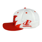 NFL (Logo Athletic) - San Francisco 49ers Shark Tooth Snapback Hat 1990s OSFA Vintage Retro Football