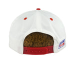 NFL (Logo Athletic) - San Francisco 49ers Shark Tooth Snapback Hat 1990s OSFA Vintage Retro Football