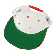 NFL (Logo Athletic) - San Francisco 49ers Shark Tooth Snapback Hat 1990s OSFA Vintage Retro Football