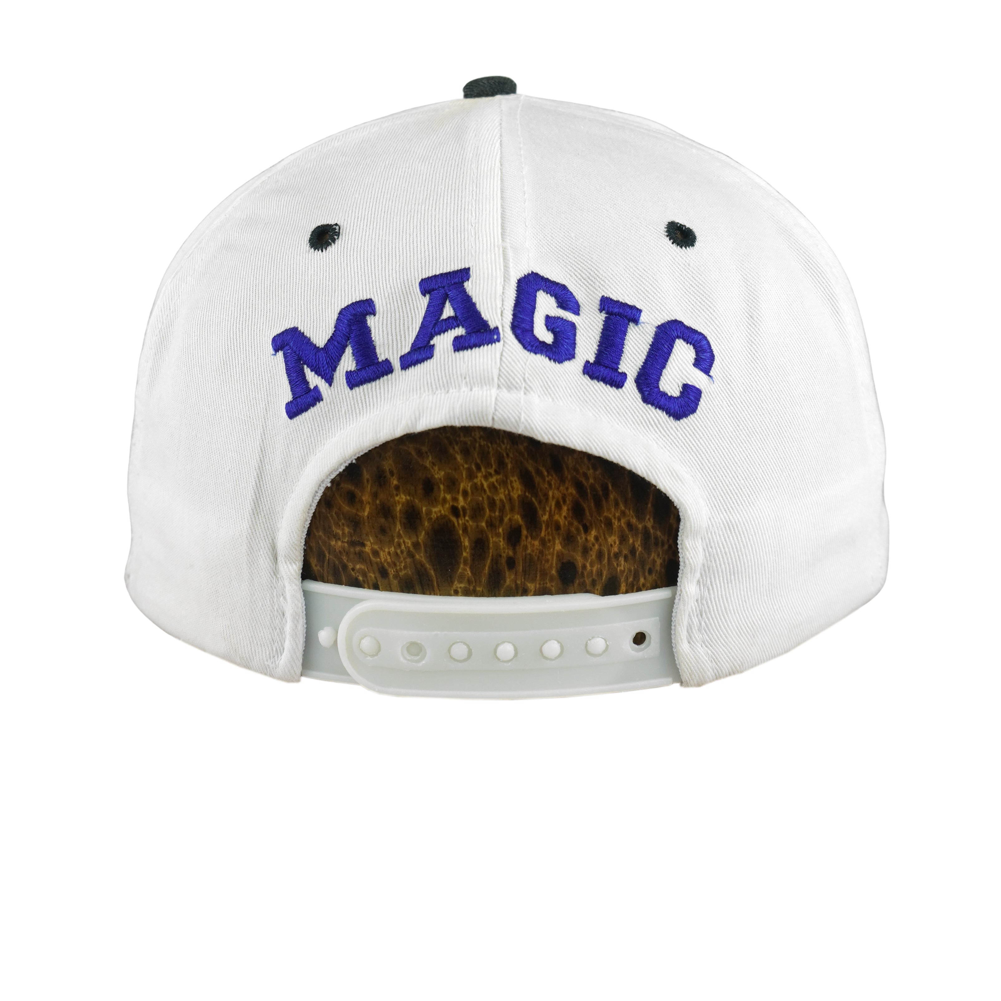 NBA (Competitor) - Orlando Magic Embroidered Snapback Hat 1990s OSFA Vintage Retro Basketball