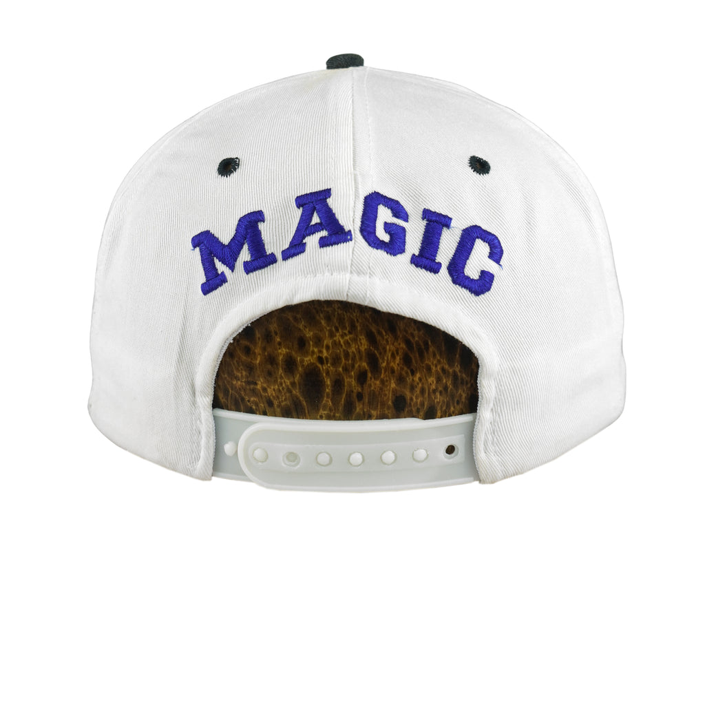 NBA (Competitor) - Orlando Magic Embroidered Snapback Hat 1990s OSFA Vintage Retro Basketball