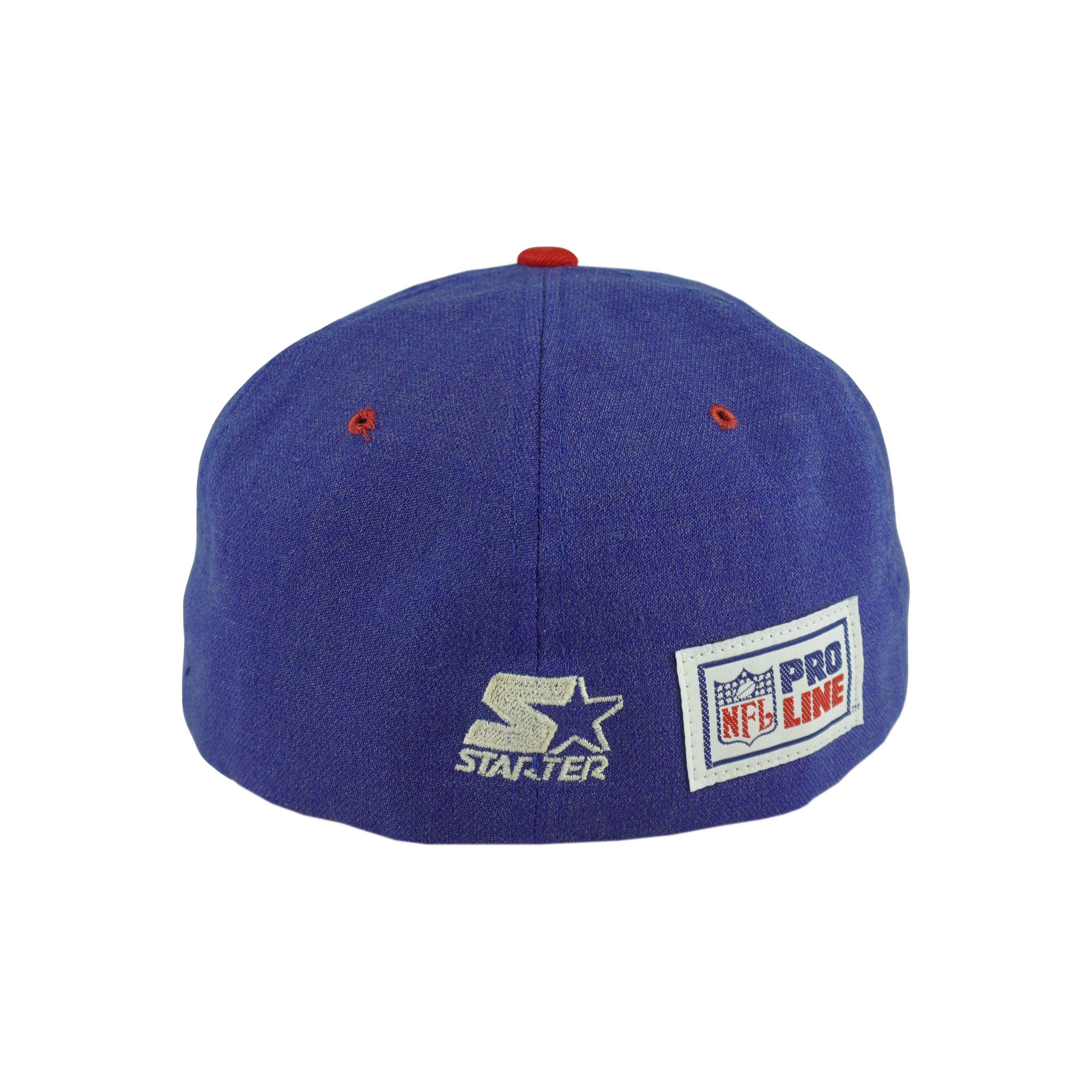 Starter - Buffalo Bills Embroidered Fitted Hat 1990s OSFA Vintage Retro Football
