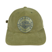 Harley Davidson - Ride Like The Wind Embroidered Strapback Hat 1990s OSFA Vintage Retro