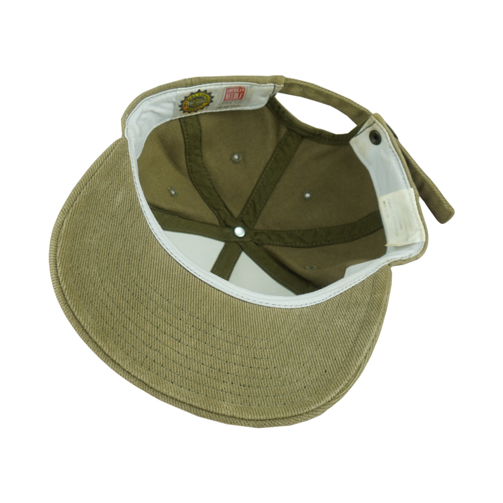 Harley Davidson - Ride Like The Wind Embroidered Strapback Hat 1990s OSFA Vintage Retro