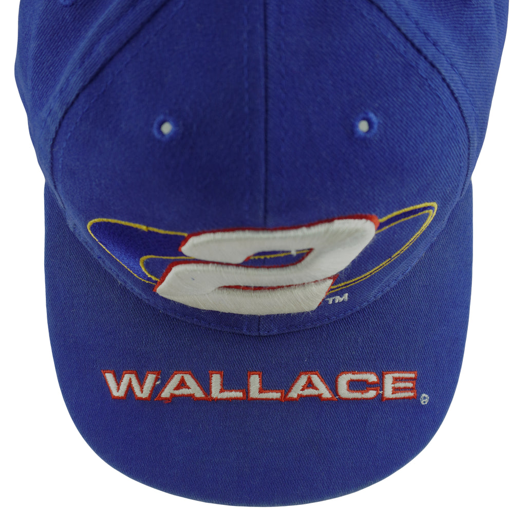 NASCAR (Logo Athletic) - Rusty Wallace Number 2 Strapback Hat 1990s OSFA Vintage Retro