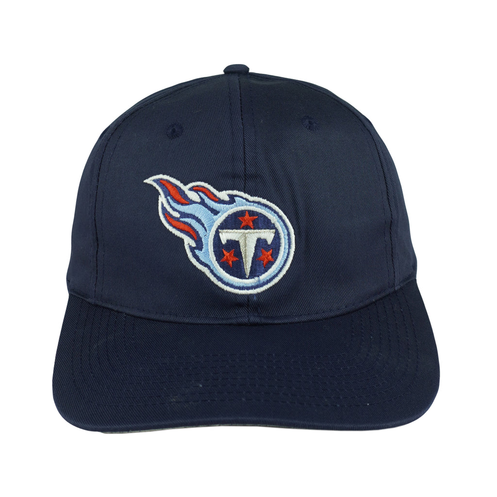 NFL (Logo Athletic) - Tennessee Titans Embroidered Snapback Hat 1990s OSFA Vintage Retro Football
