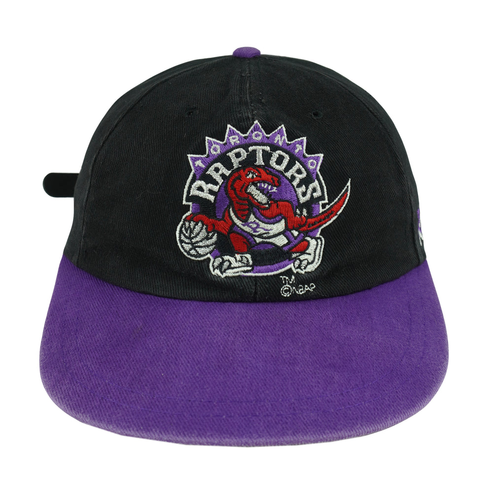 NBA (First Pick) - Toronto Raptors Embroidered Strapback Hat 1990s OSFA Vintage Retro Basketball