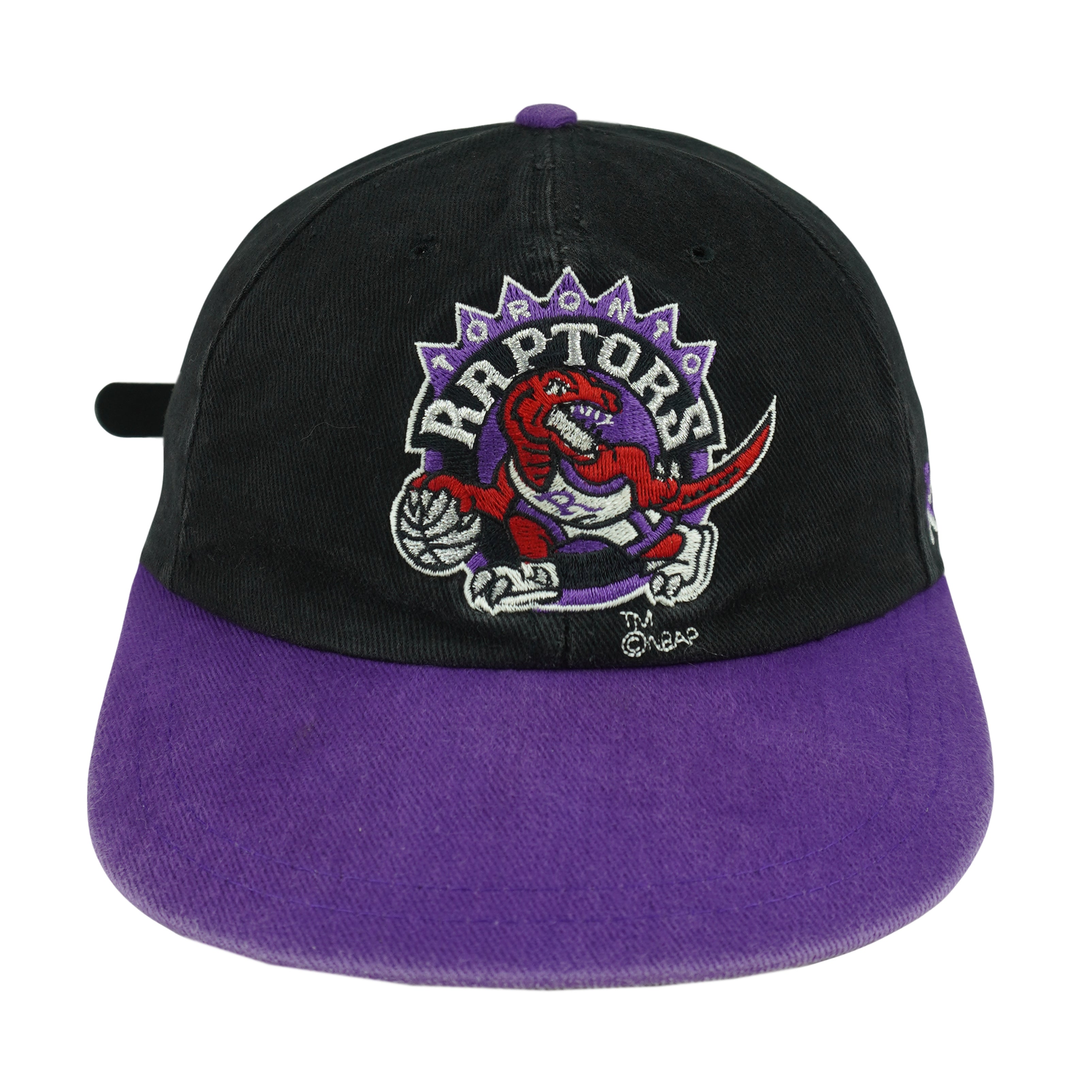 NBA (First Pick) - Toronto Raptors Embroidered Strapback Hat 1990s OSFA Vintage Retro Basketball