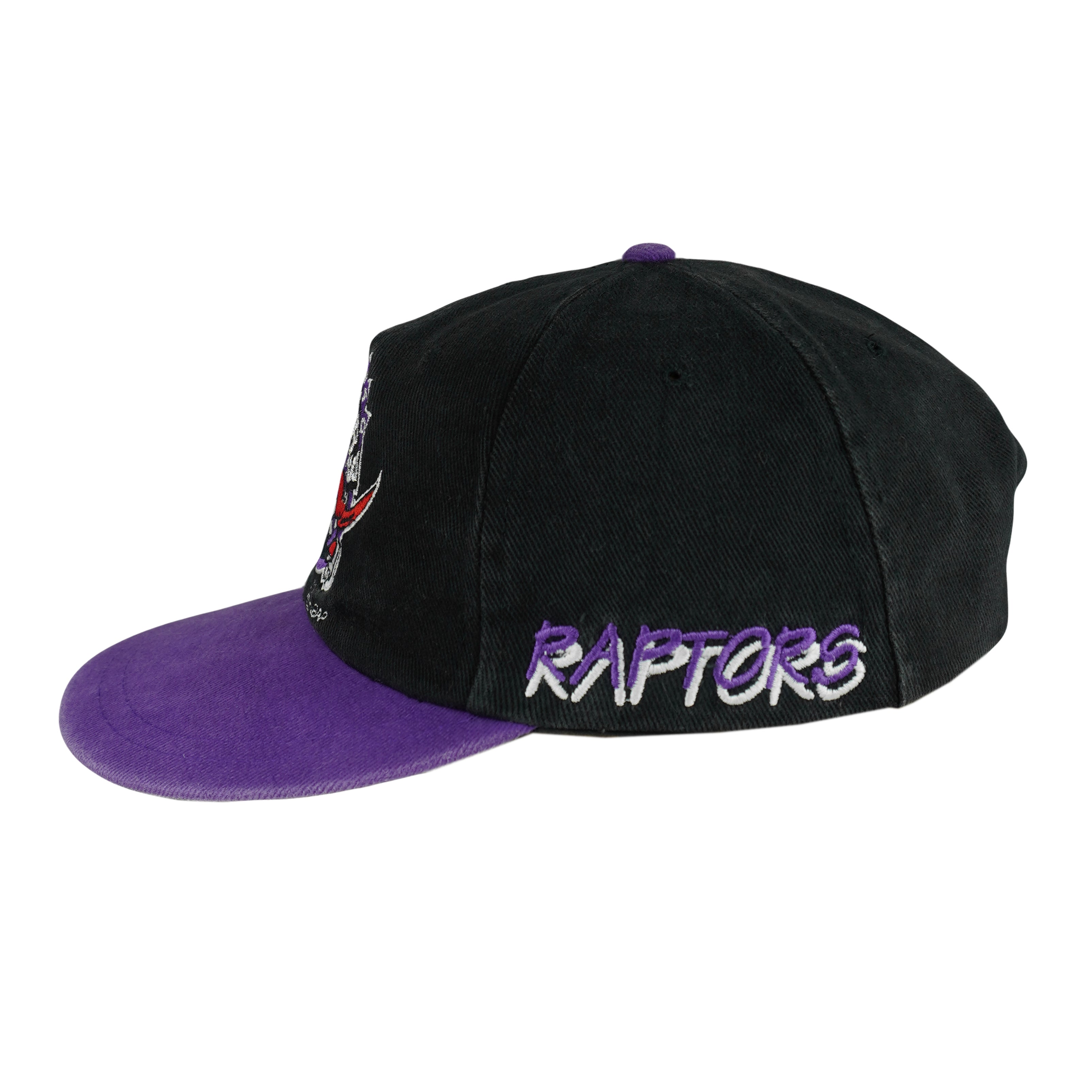 NBA (First Pick) - Toronto Raptors Embroidered Strapback Hat 1990s OSFA Vintage Retro Basketball