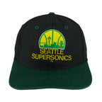 NBA (Competitor) - Seattle SuperSonics Embroidered Snapback Hat 1990s OSFA Vintage Retro Basketball