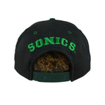NBA (Competitor) - Seattle SuperSonics Embroidered Snapback Hat 1990s OSFA Vintage Retro Basketball