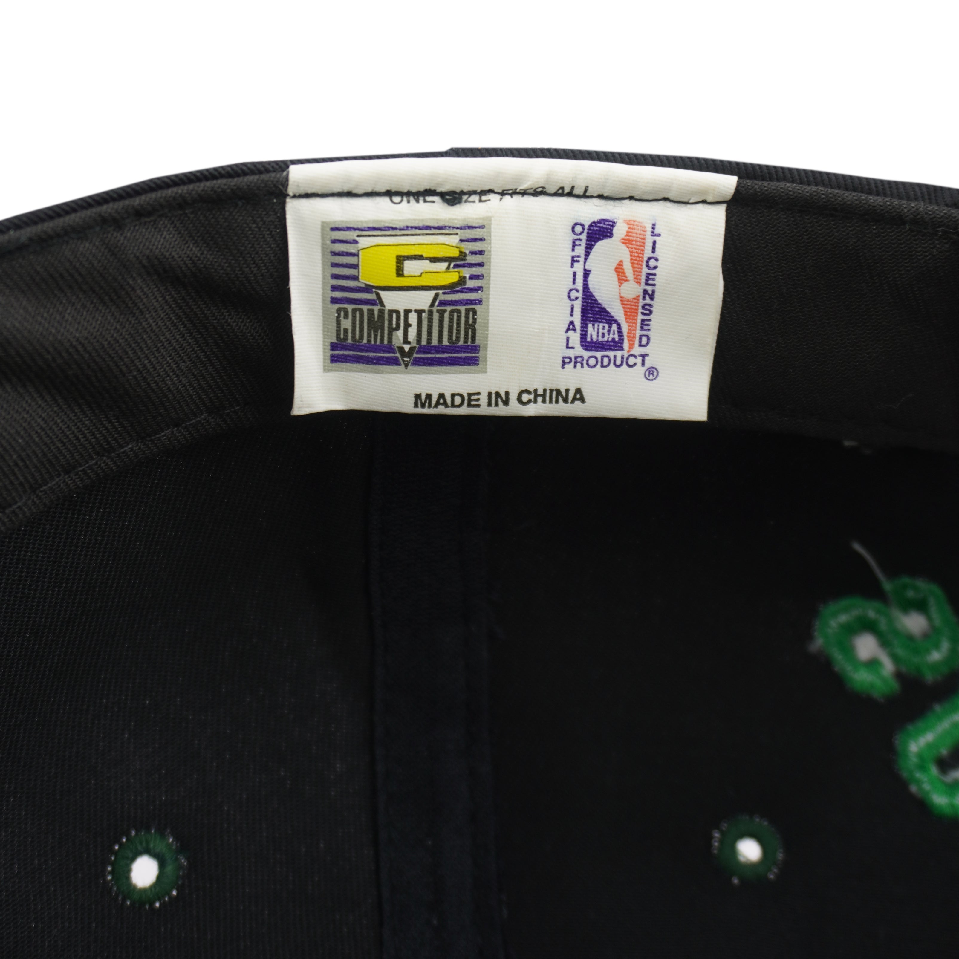 NBA (Competitor) - Seattle SuperSonics Embroidered Snapback Hat 1990s OSFA Vintage Retro Basketball