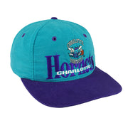 NBA (The Game) - Charlotte Hornets Embroidered Snapback Hat 1990s OSFA Vintage Retro Basketball