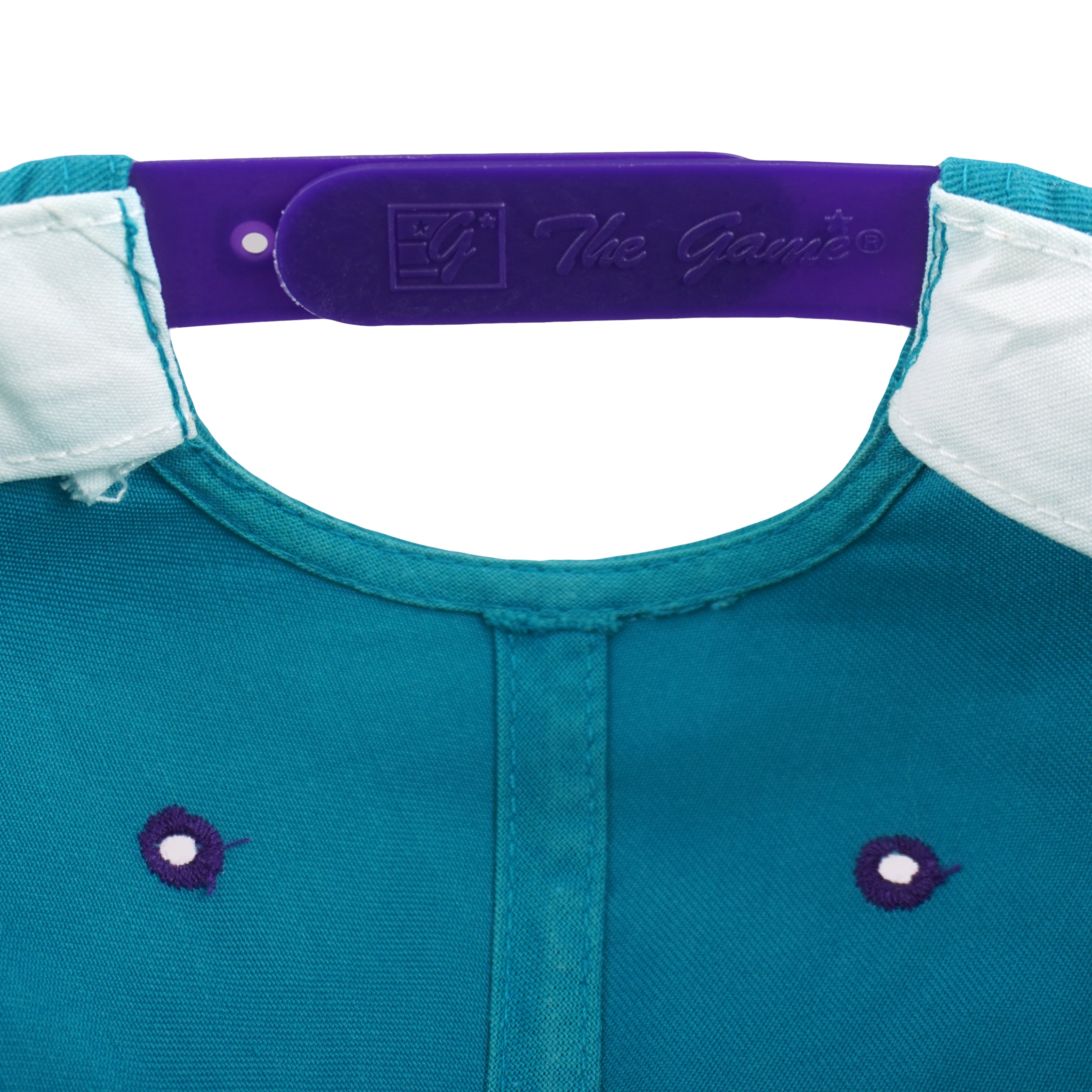 NBA (The Game) - Charlotte Hornets Embroidered Snapback Hat 1990s OSFA Vintage Retro Basketball
