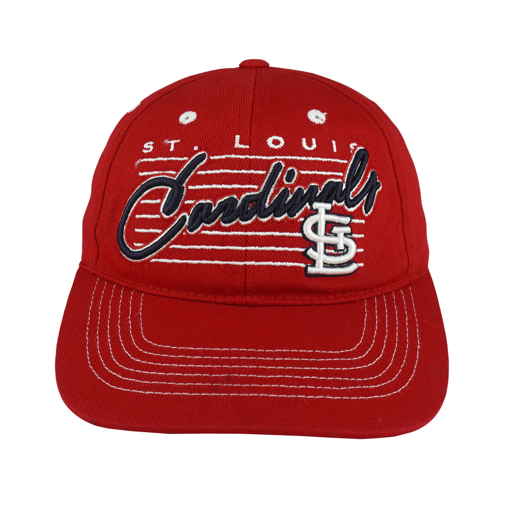 MLB (Fan Official) - St. Louis Cardinals Strapback Hat 1990s OSFA Vintage Retro Baseball