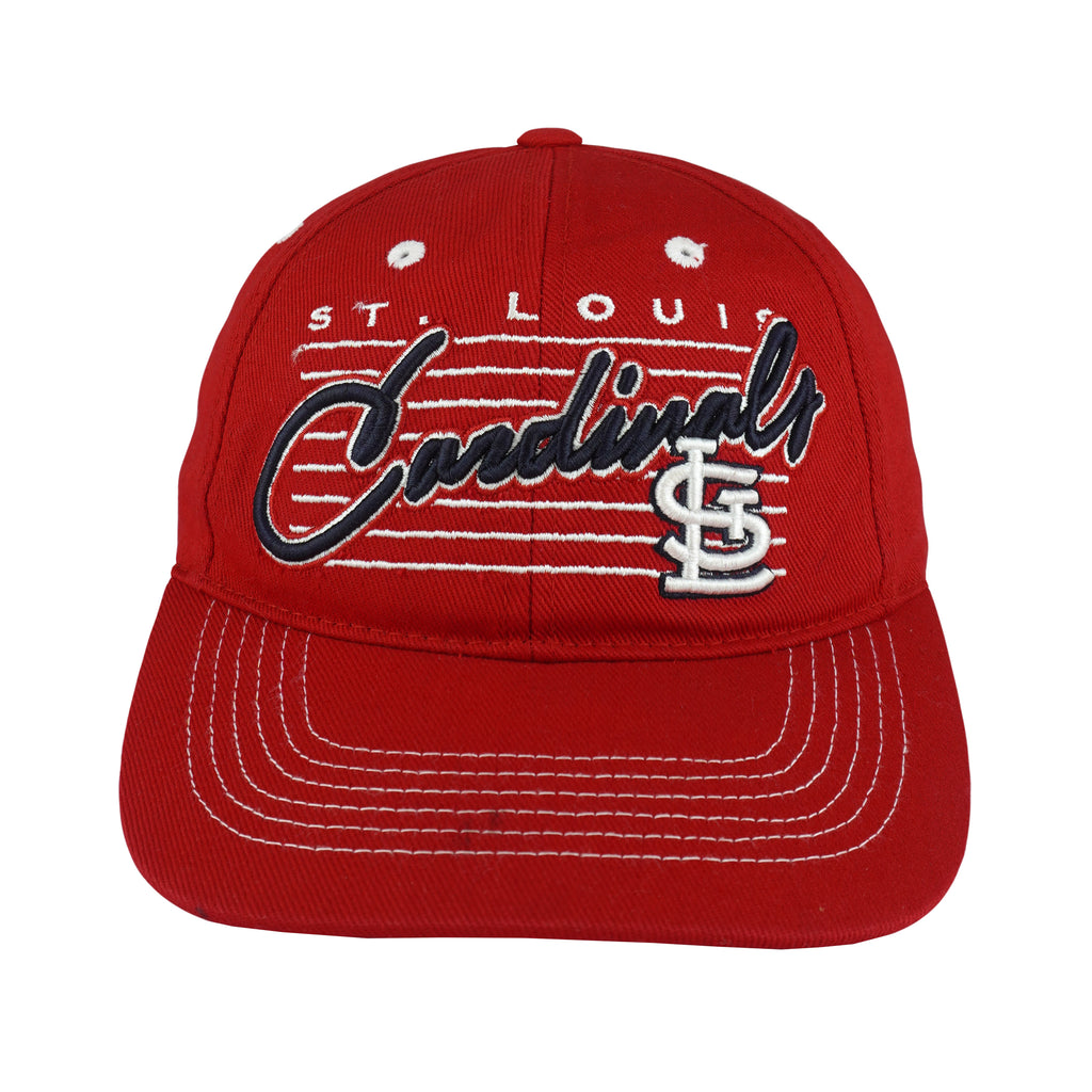 MLB (Fan Official) - St. Louis Cardinals Strapback Hat 1990s OSFA Vintage Retro Baseball