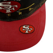 NFL (American Team) - San Francisco 49ers Snapback Hat 1990s OSFA Vintage Retro Football