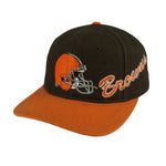 NFL (Apex One) - Cleveland Browns Snapback Hat 1990s OSFA Vintage Retro Football
