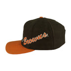 NFL (Apex One) - Cleveland Browns Snapback Hat 1990s OSFA Vintage Retro Football